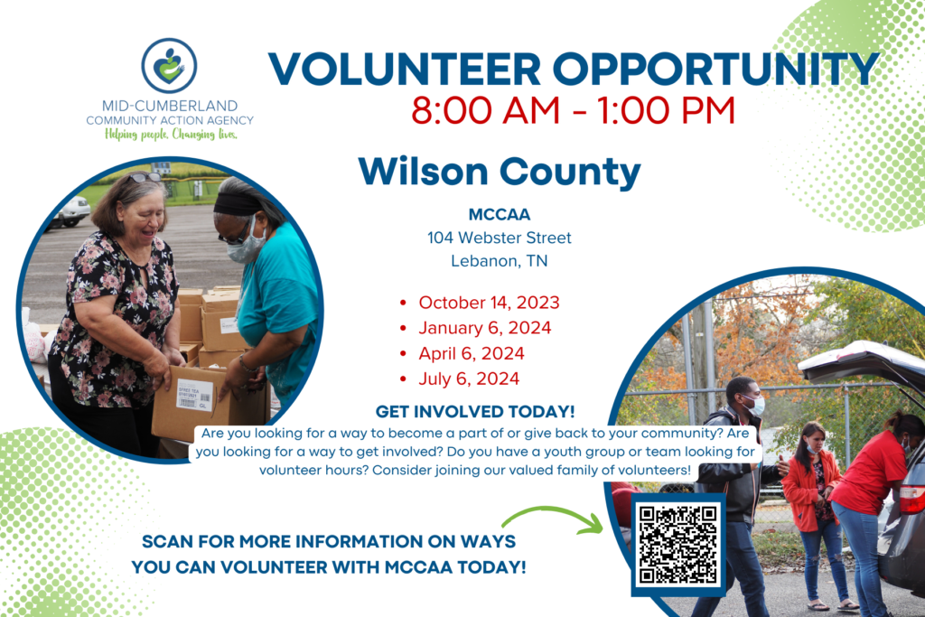 Wilson Co. Food Giveaway Volunteer Opportunity